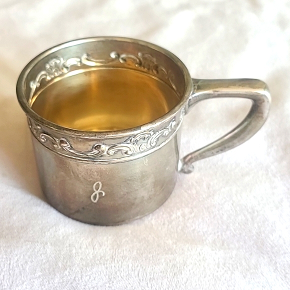VINTAGE STERLING BABY CUP - Picture 1 of 4